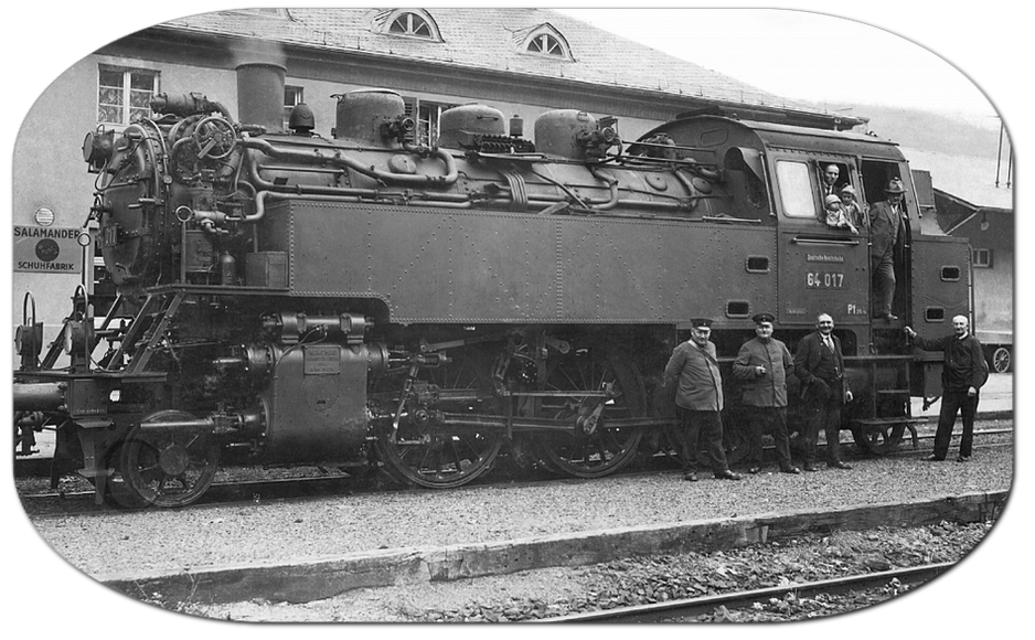 64 017 in Nordhausen zu DRG-Zeiten ©RVM